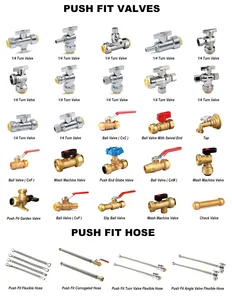 Hailiang Push To Connect Fitting Hose Quick Connector Brass Push Fit Fittings For Pex Water Pipe