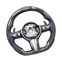 Volant en fibre de carbone M Sport avec écran LED pour BMW M3 M4 F80 F82 E90 E91 E92 X5 F15 X6 F16 F10 F30 F32 F36, mise à niveau