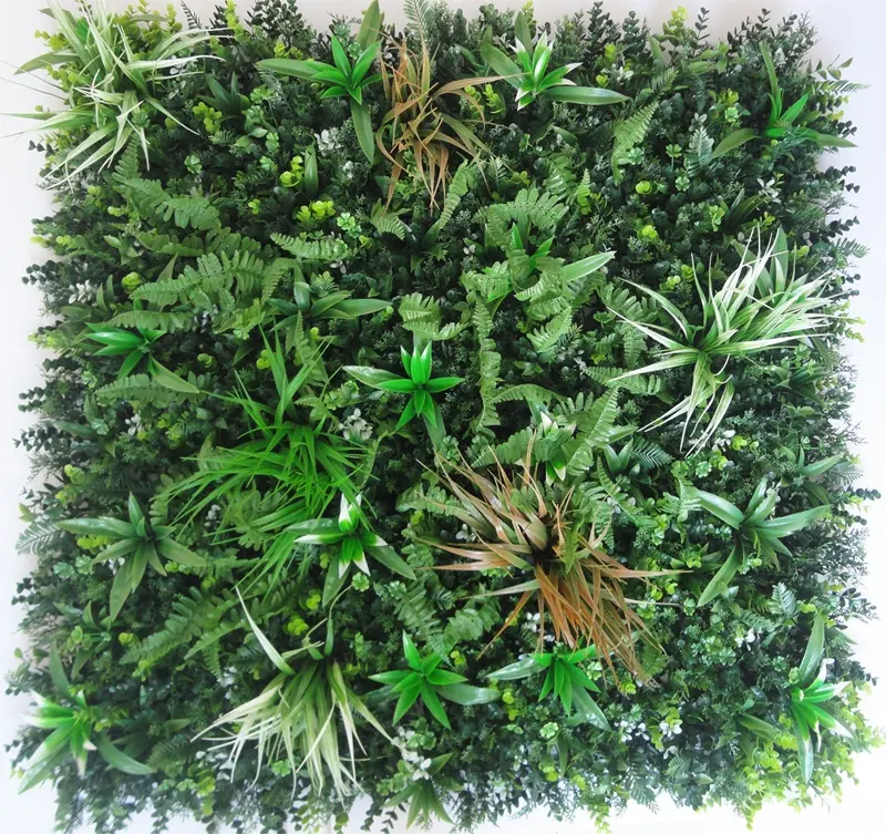 100*100cm Hot sale high quality artificial green lawn plant wall shop decoration