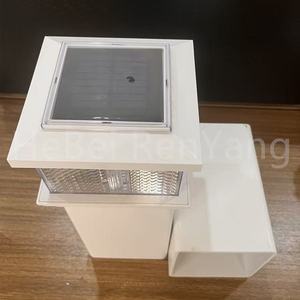 รั้วพีวีซีสีขาวแบบแฮมป์ตันส์ ขนาด 6 ฟุต สำหรับตกแต่งสวนหลังบ้าน - Product Image 5