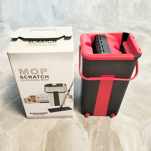 Mopa Plana Autolimpiante Económica al por Mayor con Raspador y Cubo Práctico para Tareas de Limpieza de Suelos Interiores del Hogar - Product Image 3