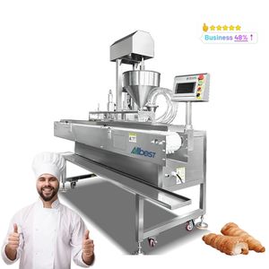 Équipement de boulangerie industriel, machine à remplir les cornets de gâteau, machine à injecter de la crème pâtissière - Product Image 1