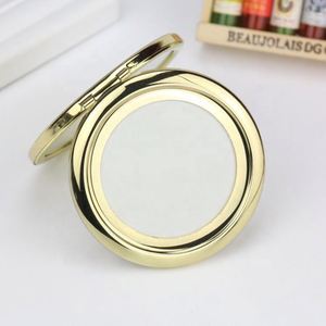 Wholesale Handheld Mini Makeup Mirror Double-Sided Folding Mirror with Metal Base Custom Logo DIY Photo Options - Product Image 5