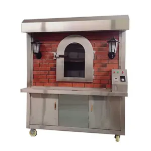 Charcoal Grill Box Machine Beijing Rotary Roast Chicken And Duck Hanging Furnace Equipment Automatic Gas Oven Roast Sheep Oven