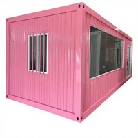 Maison conteneur extensible de 10, 20 ou 40 pieds avec conception démontable en kit plat pour café ou bar à domicile, utilisation extérieure