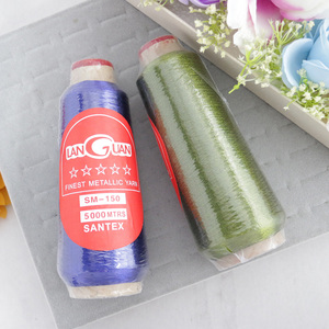 Kim Loại Đầy Màu Sắc Sợi <span class=keywords><strong>MS</strong></span> Loại 150D 200D 600D Polyester Kim Loại Sợi Cho Thêu - Product Image 6