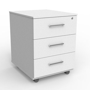 Meuble de rangement mobile moderne sous bureau avec serrure à clé et panneau de conception élégante pour atelier, chambre, bureau à domicile, école, hôtel - Product Image 5