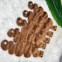 # 35 حزمة شعر بشري هندي خام بكر بتصميم Body Wave من البيرو، حزم شعر فيتنامي مزدوج السحب، شعر بكر متناسق الكيوتيكل