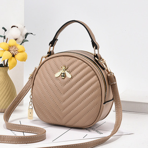Bolsa Redonda Nova, Fashion e Atmosférica, em Cores Sólidas, Versátil, Pequena e Fresca, Bolsas Transversais - Product Image 5