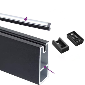 Tringle de penderie murale amovible moderne pour usine, finition noir mat, argent, or, pour armoire domestique, personnalisable - Product Image 6