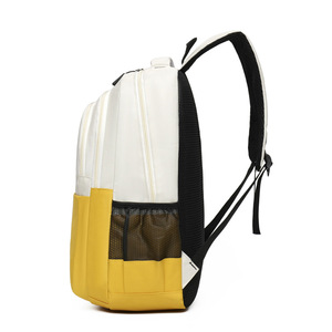 Color Blocked <b>Backpack</b> 18 In Large Capacity <b>Lightweight</b> Travel Outdoor Campus Unisex <b>Backpack</b> - Product Image 2