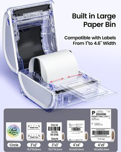 Pomemo D520bt Thermische Verzending Label Printer 4X6 <span class=keywords><strong>Interface</strong></span> Draadloze Label Printer Voor Verpakking - Product Image 3