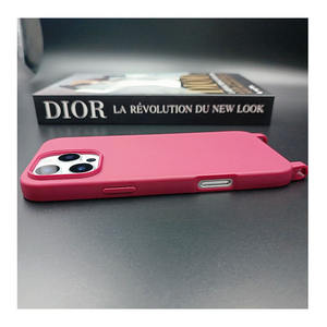 Couverture de téléphone antichoc en TPU doux pour la peau de couleur pure <span class=keywords><strong>avec</strong></span> lanière de sangle de <span class=keywords><strong>cordon</strong></span> de bandoulière pour étui <span class=keywords><strong>iPhone</strong></span> 16 Pro Max 15Pro - Product Image 2