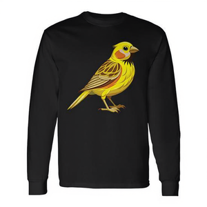 Camiseta de manga larga con diseño de pájaro American Goldfinch, diseño de naturaleza, estampado de animales lindos - Product Image 2