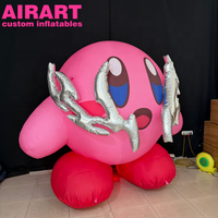 Muñeca Inflable de Dibujos Animados Rosa. Muñeca Inflable de Dibujos Animados Personalizada para Exhibición