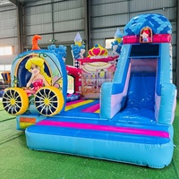 Château gonflable Hupfburg Dvoraca Na Napuhavanje Hpfburg Prinzessin, château gonflable pour enfants avec toboggan