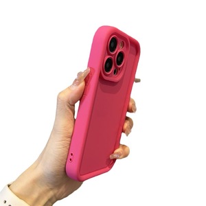 Custodia Premium Nera Solida per Telefono, <span class=keywords><strong>Cover</strong></span> a Copertura Totale con Tagli Precisi per <span class=keywords><strong>iPhone</strong></span> 16, 15, 14, 13 Pro, 12, <span class=keywords><strong>11</strong></span>, Stile di Nicchia - Product Image 1