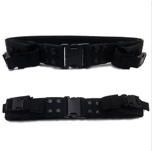 เข็มขัดผ้าใบยุทธวิธีสำหรับสนามรบ DFWB06 พร้อมตะเข็บเย็บและกระเป๋า - Product Image 6