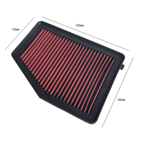 Filtre à air haute performance compatible avec Ci*vic IX 1.8L 4 cylindres essence, Ci*vic Tourer 1.8L