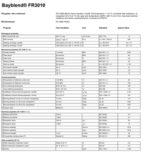 Vente en gros d'usine de granulés de résine Covestro PC/ABS FR3010 FR V-0 de couleur naturelle, alliage, qualité de moulage par injection - Product Image 5