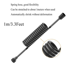 Mới 1.5/2/3/5M mùa xuân linh hoạt có thể thu vào Hose cho showerhead nhà vệ sinh CHẬU VỆ SINH ống nước đường ống dẫn nước tắm xoắn ốc linh hoạt vòi hoa sen Hose - Product Image 2