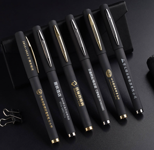 OEM 0.5 มม.ธุรกิจปากกาลายเซ็นนักเรียนสอบปากกาลายเซ็นพลาสติก Frosted คาร์บอนเจลปากกา - Product Image 2