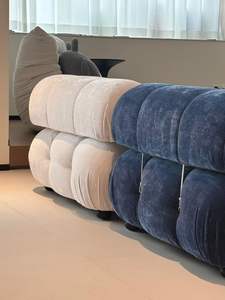 Modern İtalyan kanepe lüks L şekli rahat modüler kanepe oturma odası mobilya yüksek yoğunluklu köpük seti Mario Bellini kanepe - Product Image 5