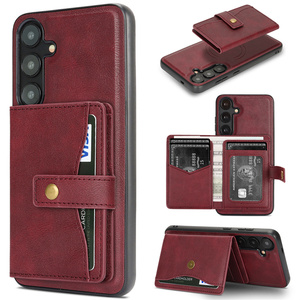 Étuis de téléphone personnalisables avec logo en cuir PU, porte-cartes magnétique puissant pour <span class=keywords><strong>Samsung</strong></span> A17 A16 A35 S25 S24 S23 S22 Ultra A56 - Product Image 6