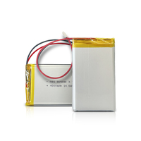 Batterie lithium-ion à cellules en pochette AS805080 3,7 V 4000 mAh, directement de l'usine, A&S Power, 500 cycles, pour montres intelligentes, situations d'urgence
