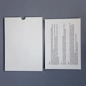 Envelopes de papel personalizados com logotipo gravado, envelopes brancos de papel personalizado, com cartão de agradecimento para a marca da moda