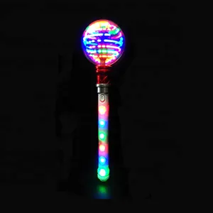 旋转灯棒发光多色发光二极管灯旋转器棒儿童玩具旋转和闪烁发光二极管棒
