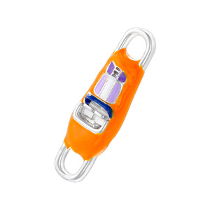 P377T Breloques connecteurs en <span class=keywords><strong>laiton</strong></span> <span class=keywords><strong>plaqué</strong></span> or PVD 18K émaillées pour la fabrication de bijoux DIY (bracelets, colliers) - Product Image 6