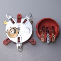 Ensemble de bouilloire électrique rouge chaud Contrôle de la température Interrupteur à vapeur Interrupteur à bouton-poussoir Raccords en trois pièces en plastique avec connecteur inclus