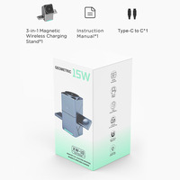 Station de charge sans fil magnétique 3 en 1 pour iPhone 16 15 13 14 Pro Max 12, charge sans fil Qi2 25W pour Samsung S24 S23 S22
