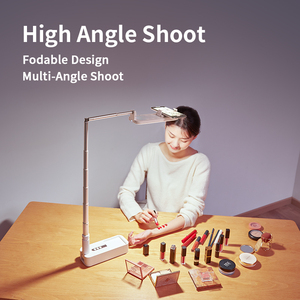 Sáng Tạo 2025 Màu Hồng Overhead Chụp Điền Ánh Sáng Ảnh Tự Sướng Stick Với Tripod Không Dây Vlogging Monopod Điện Thoại Tripod Cho Bàn Sử Dụng - Product Image 5