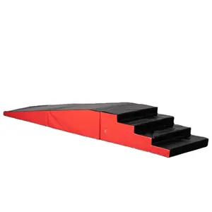 Manufacture Plyometric Box Foldable Gymnastic Step and Slope Pad Handstand Walk Ramp rear flip assist training mat for wholesale