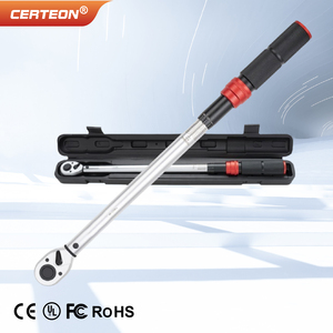Set kunci torsi profesional 1/4 3/8 1/2 dapat disesuaikan dengan ratchet untuk mekanik otomotif - Product Image 1