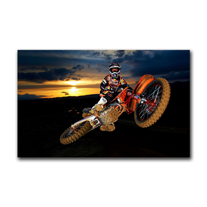 All'ingrosso motocicli da parete arte stampata su tela pittura ritratto per la decorazione della casa - Product Image 1