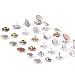 Accesorios de Ropa con Logotipo Personalizado, Botones Metálicos Planos para Jeans, Remaches de Aleación de Zinc/Latón - Product Image 2