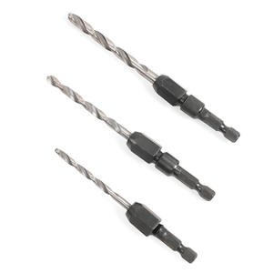 Juego de brocas helicoidales hexagonales de cambio rápido de 5 piezas para perforación de metal, con brocas desmontables, 10mm y 6mm - Product Image 1