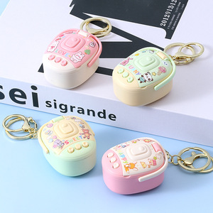 Llavero Mini Olla <span class=keywords><strong>Arrocera</strong></span> con Grabación, Colgante de Juguete de Simulación Creativa, Bonito Estampado de Dibujos Animados, Adorno de Moda para Bolsos y Coches - Product Image 3
