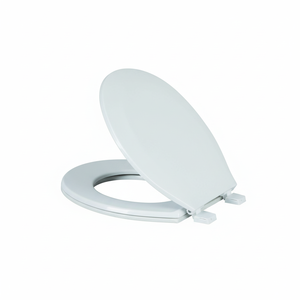 Coprisedile bianco monouso resistente con cerniere morbide in plastica e materiale cartaceo per uso domestico e commerciale - Product Image 2