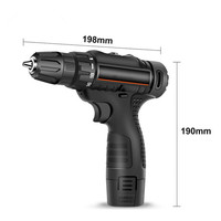 Perceuse à percussion électrique sans fil, perceuse sans fil avec batterie au lithium, petite machine à main, perceuse portable sans fil