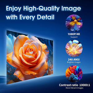 Muy Popular Mini Smart 720P FHD Video Home Proyector Android 14,0 Proyector para ver películas - Product Image 3