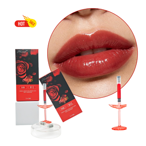 Plurvel - Bon <span class=keywords><strong>prix</strong></span> - Remplisseur de lèvres rouge 1 ml - Remplisseur dermique injectable à l'<span class=keywords><strong>acide</strong></span> <span class=keywords><strong>hyaluronique</strong></span> pour modeler les lèvres naturellement - Améliore la couleur des lèvres - Product Image 1