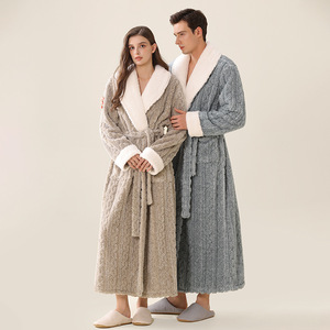 Shanhao <span class=keywords><strong>donna</strong></span> inverno accappatoio lungo caldo loungwear in velluto corallo pigiama spugna accappatoio <span class=keywords><strong>camicia</strong></span> <span class=keywords><strong>da</strong></span> <span class=keywords><strong>notte</strong></span> - Product Image 1