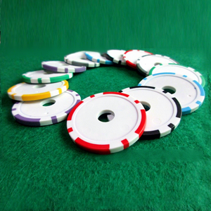 Fournisseur de puces magnétiques, puces en plastique perforées, marqueurs de balle de <span class=keywords><strong>golf</strong></span>, jetons de jeu, puces Texas pour jeux d'échecs et de cartes - Product Image 4