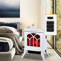 Petit radiateur de flamme de Simulation domestique, cheminée électrique, chauffage rapide, ventilateur d'air chaud
