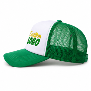 High Quality 5 Panel Mesh Snapback <b>Hats</b> Custom 3D Embroidery Puff Win Logo Fashion Sports Outdoor Formal Blank Polyester - Product Image 4