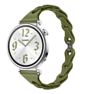 Para GT4 Band 18mm correa de silicona 41mm banda de repuesto transpirable impermeable a prueba de sudor hombres mujeres Huawei correa de reloj - Product Image 5